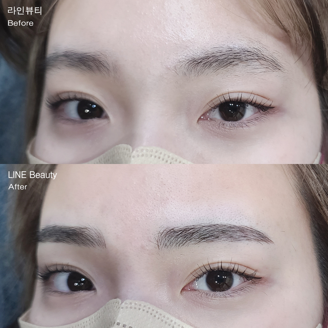 자연스러운 3D자연눈썹